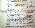 Een stukje uit de stadsrekening van 1552 waarin de kosten van een executie werden verantwoord.