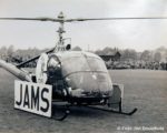 Helikopterlanding in 1955                                             foto: collectie Maijer